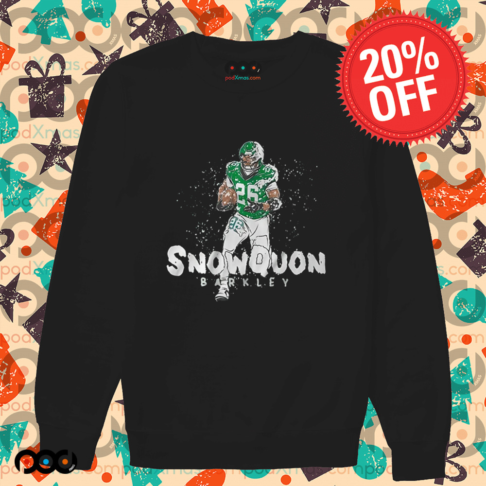 Saquon Barkley Snowquon Barkley Philadelphia Eagles NFL Graphic Shirt