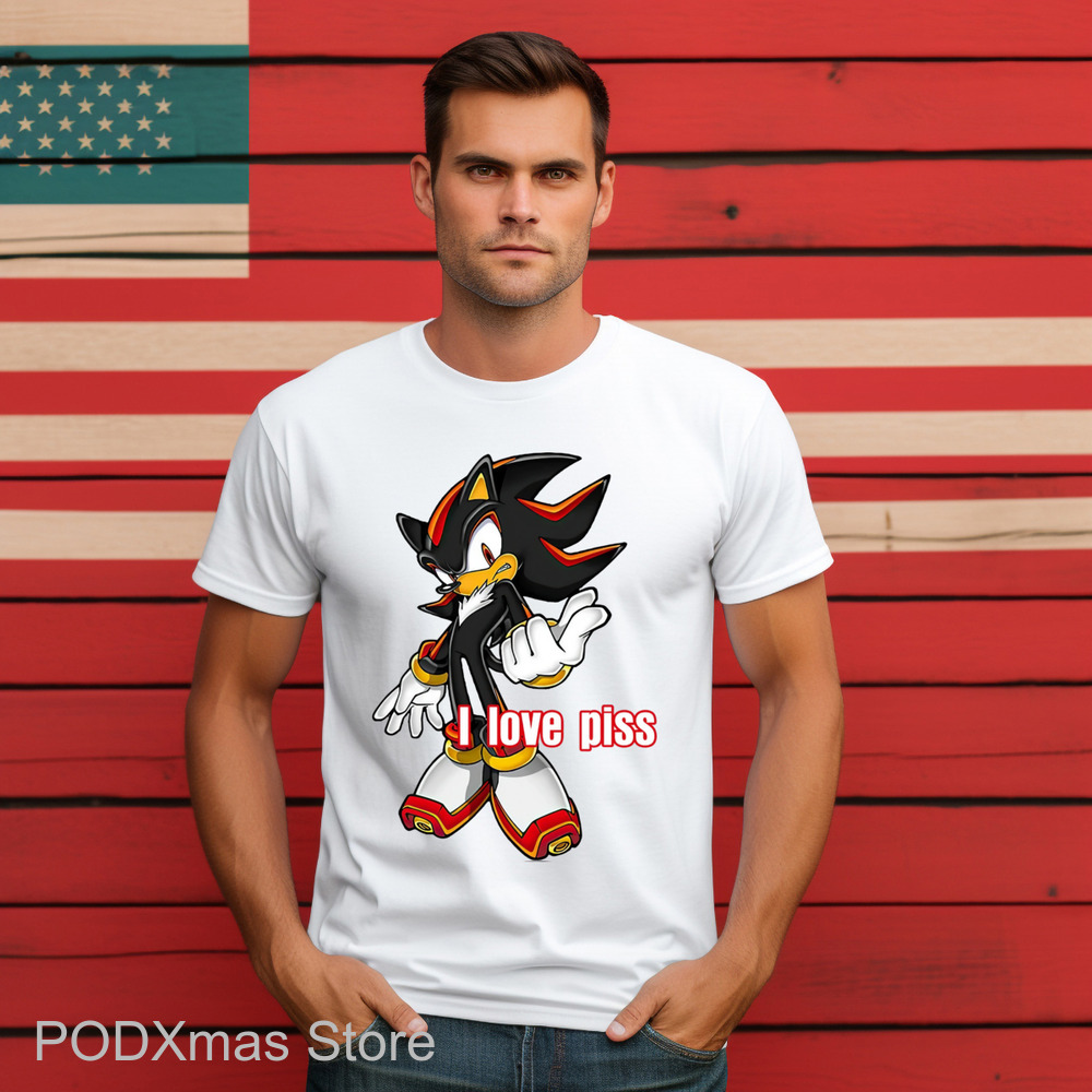 Shadow the Hedgehog I Love Piss Shirt
