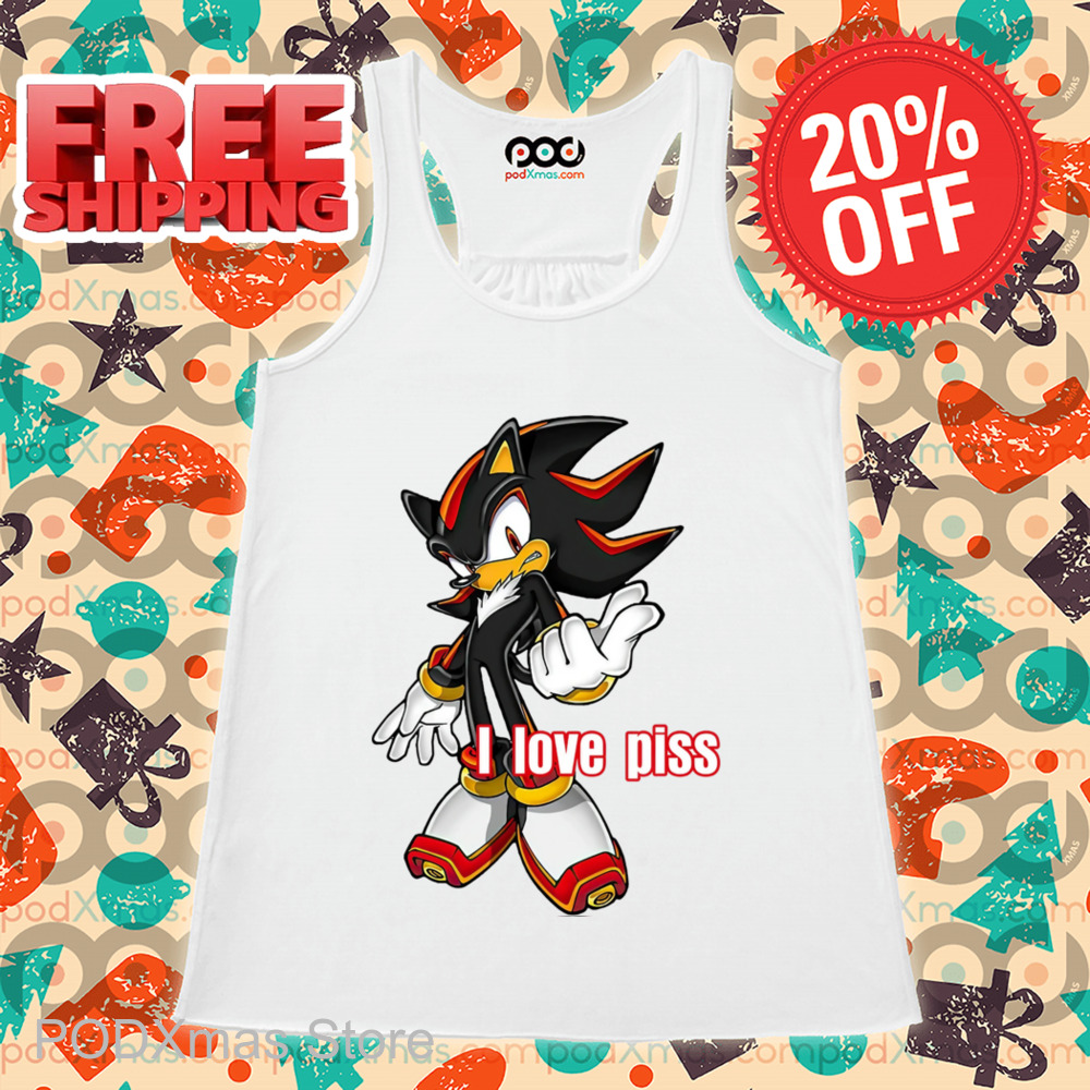 Shadow the Hedgehog I Love Piss Shirt