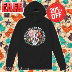 Skeleton Hand People Give Me The Creeps Shirt