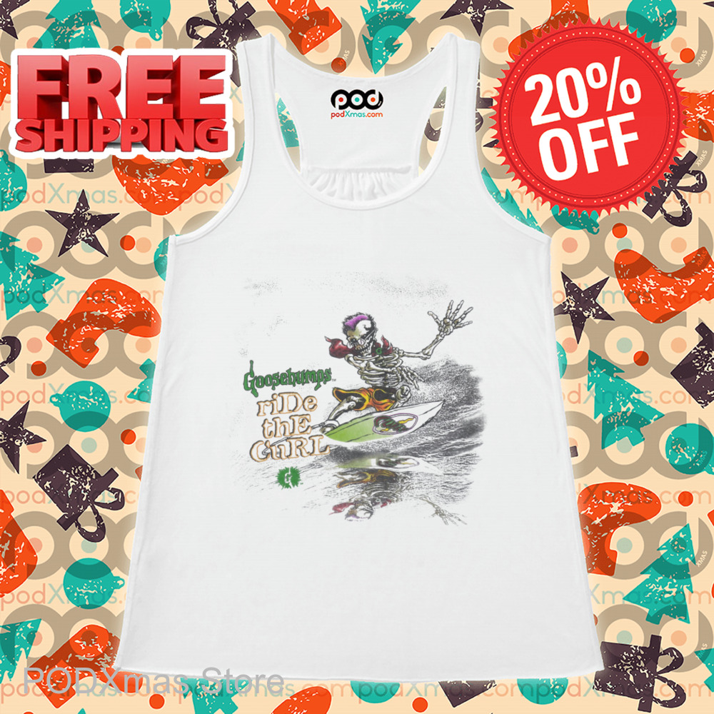 Skeleton Surfing Goosebumps Ride The CUrl Shirt