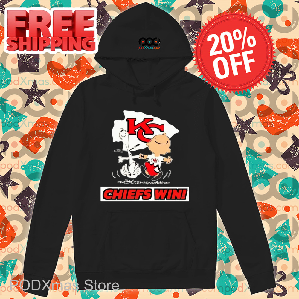 Snoopy Charlie Brown Kansas City Chiefs Win 2025 Shirt