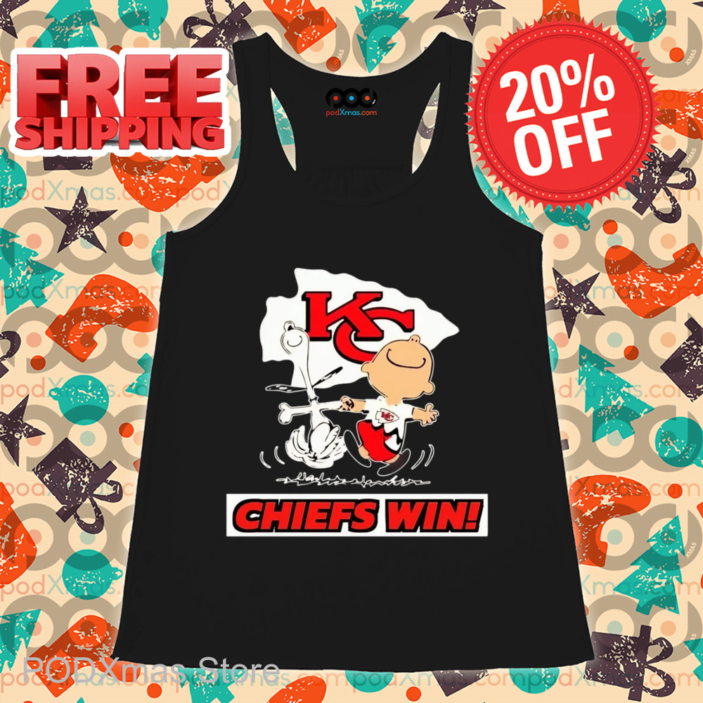 Snoopy Charlie Brown Kansas City Chiefs Win 2025 Shirt