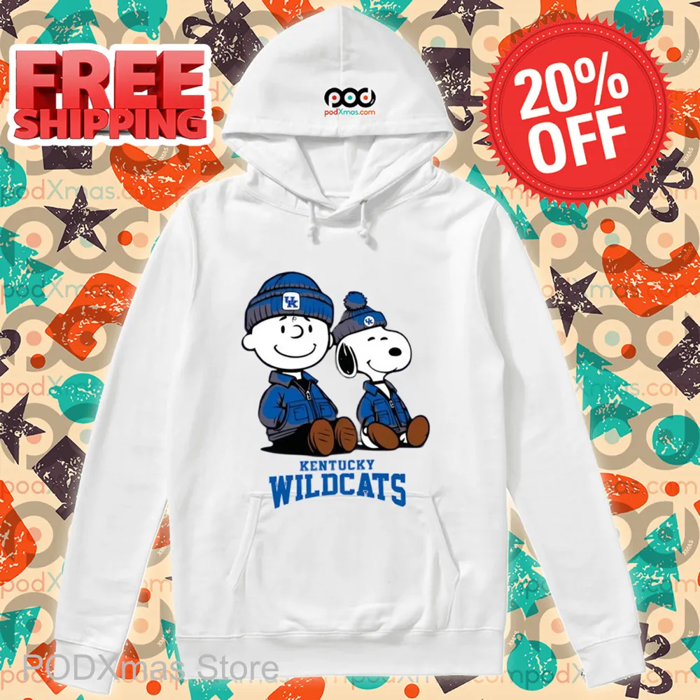 Snoopy Charlie Brown Kentucky Wildcats Shirt
