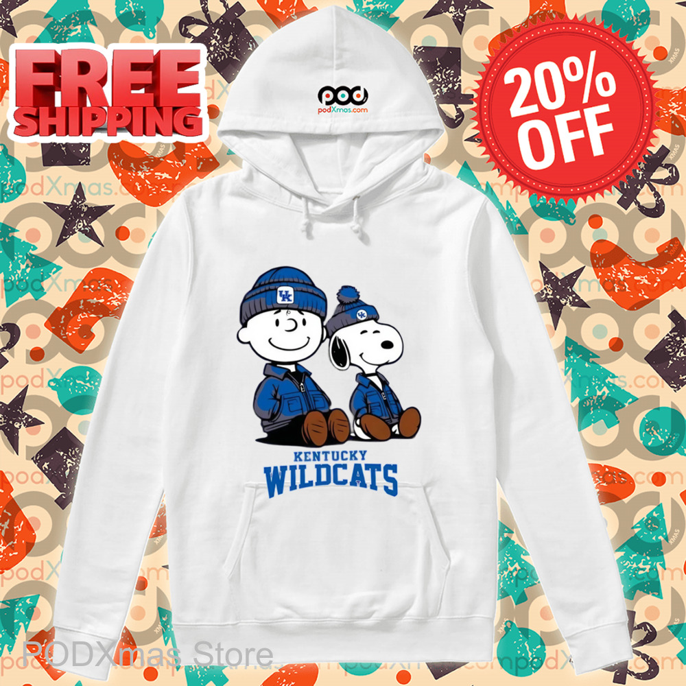 Snoopy Charlie Brown Kentucky Wildcats Shirt