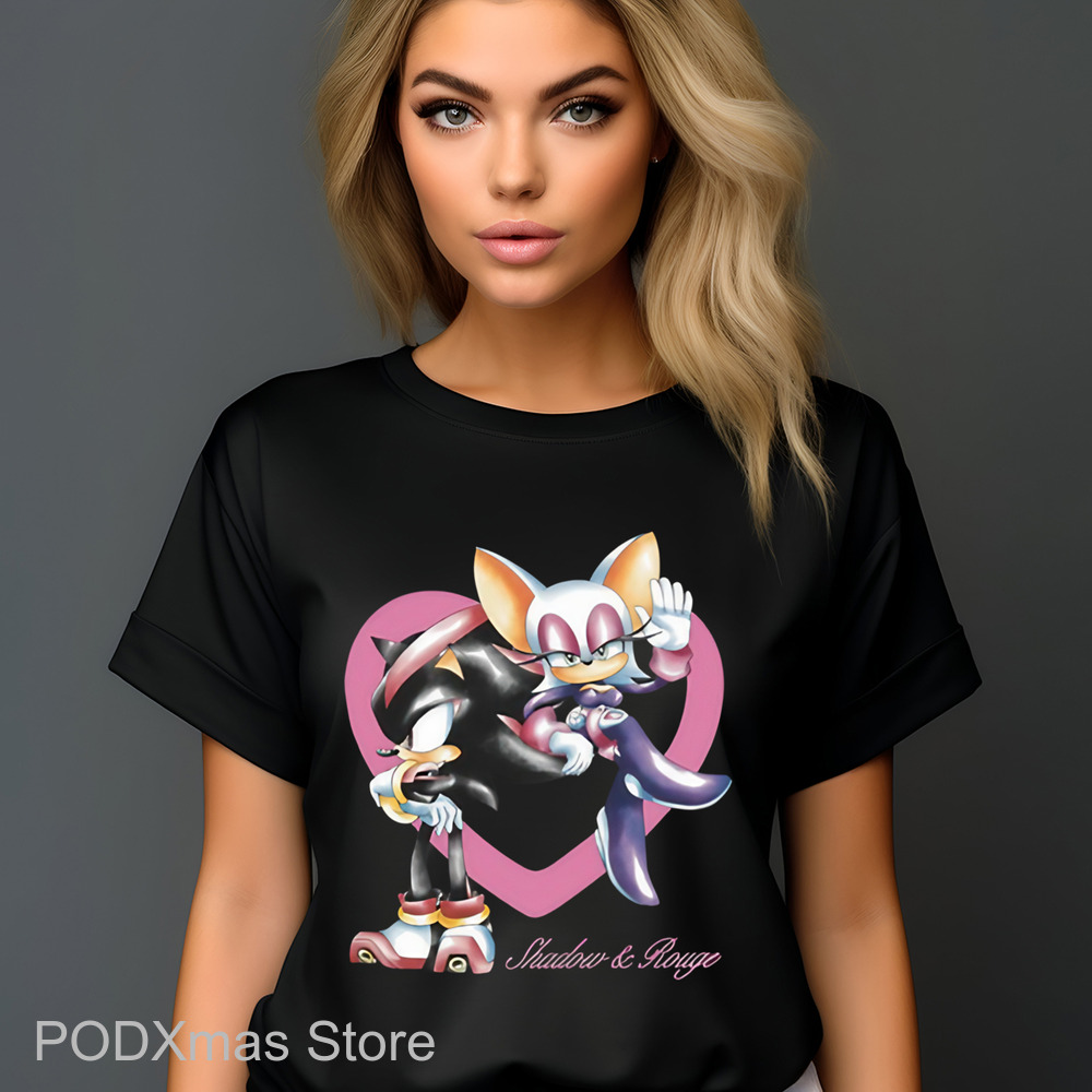 Sonic Shadow X Rouge Shirt