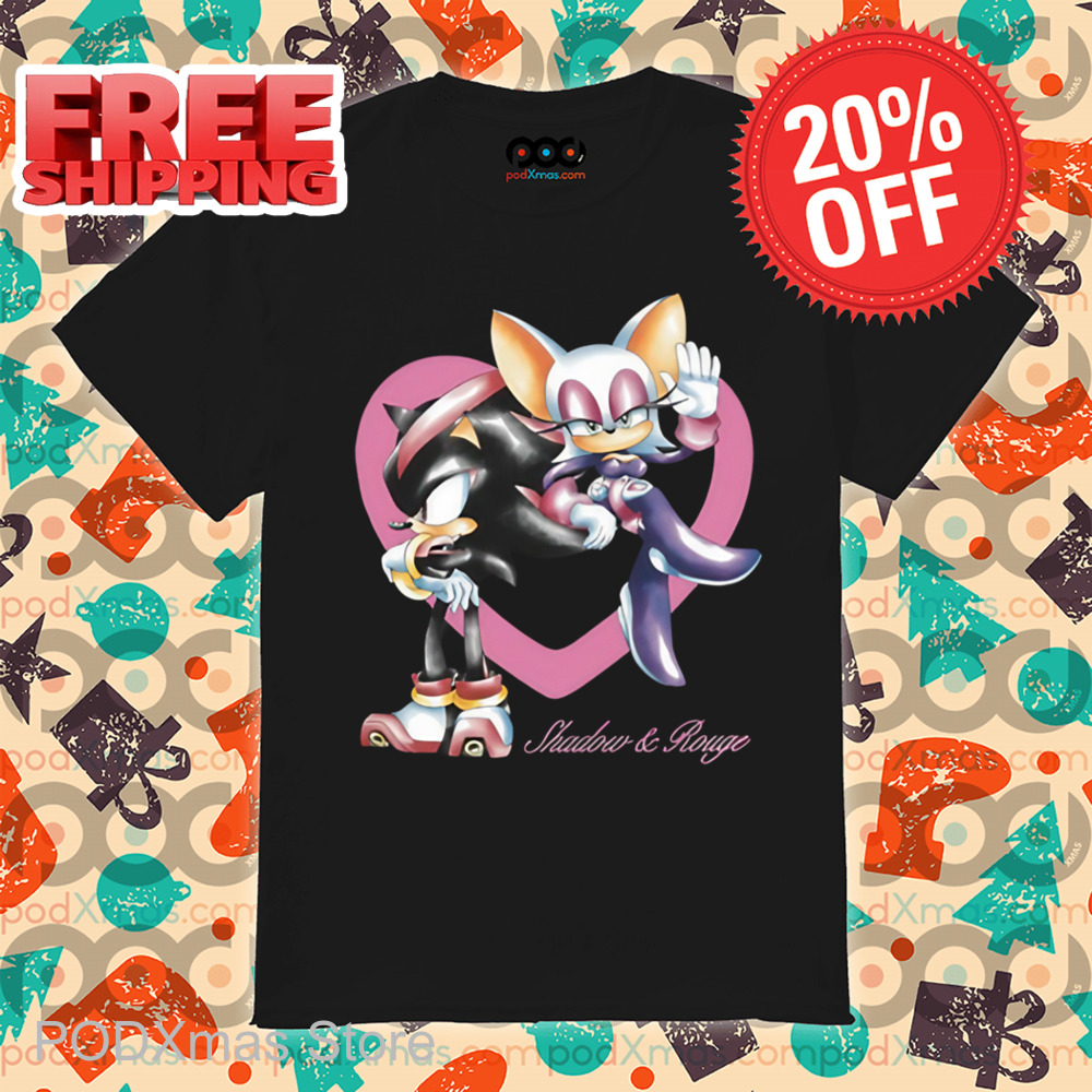 Sonic Shadow X Rouge Shirt