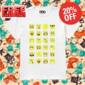 SpongeBob All Expressions 2025 Shirt