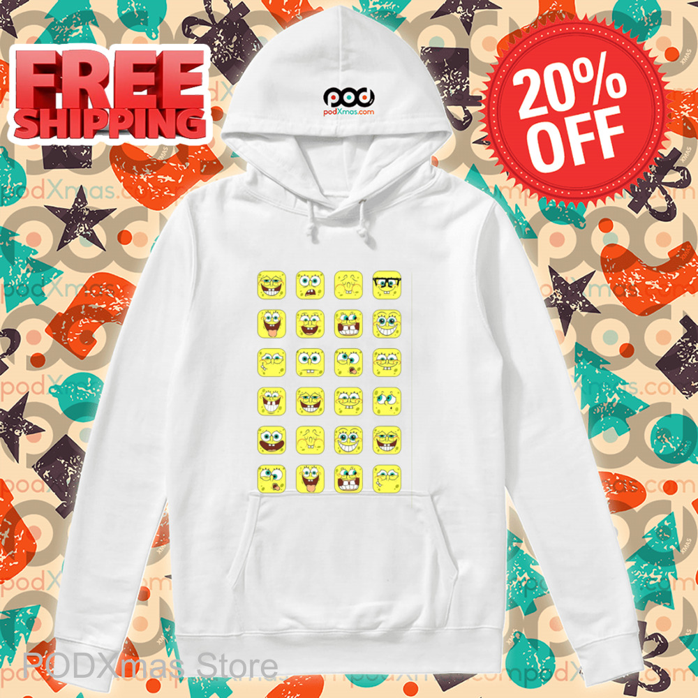 SpongeBob All Expressions 2025 Shirt