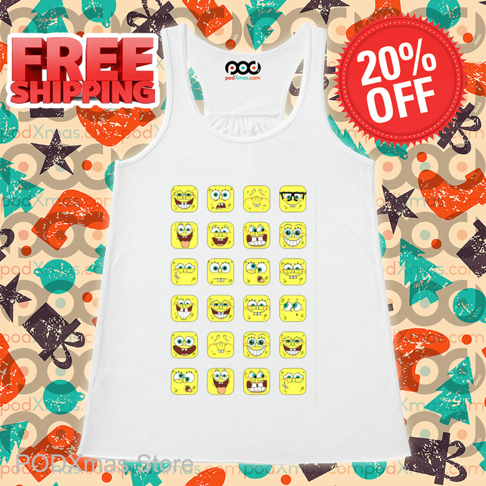 SpongeBob All Expressions 2025 Shirt
