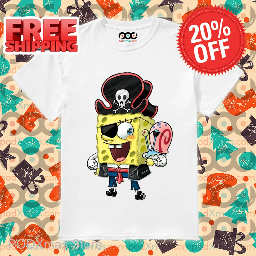 Spongebob Captain Pirate Shirt