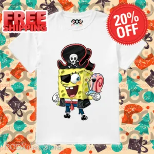 Spongebob Captain Pirate Shirt
