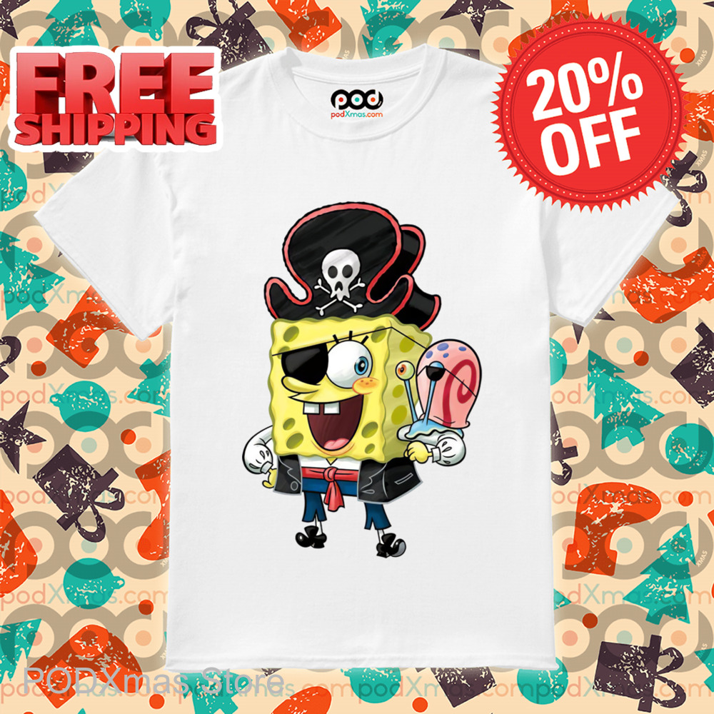 Spongebob Captain Pirate Shirt