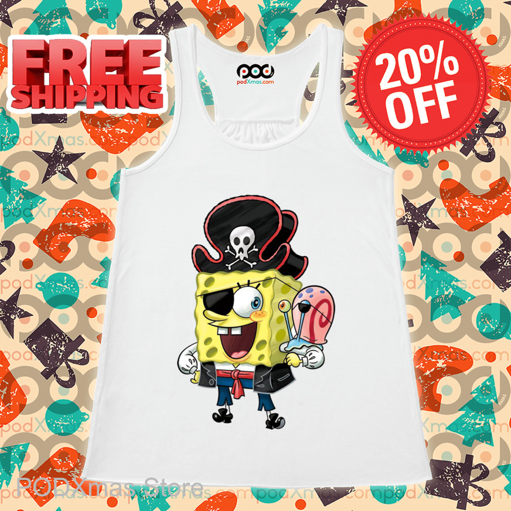 Spongebob Captain Pirate Shirt