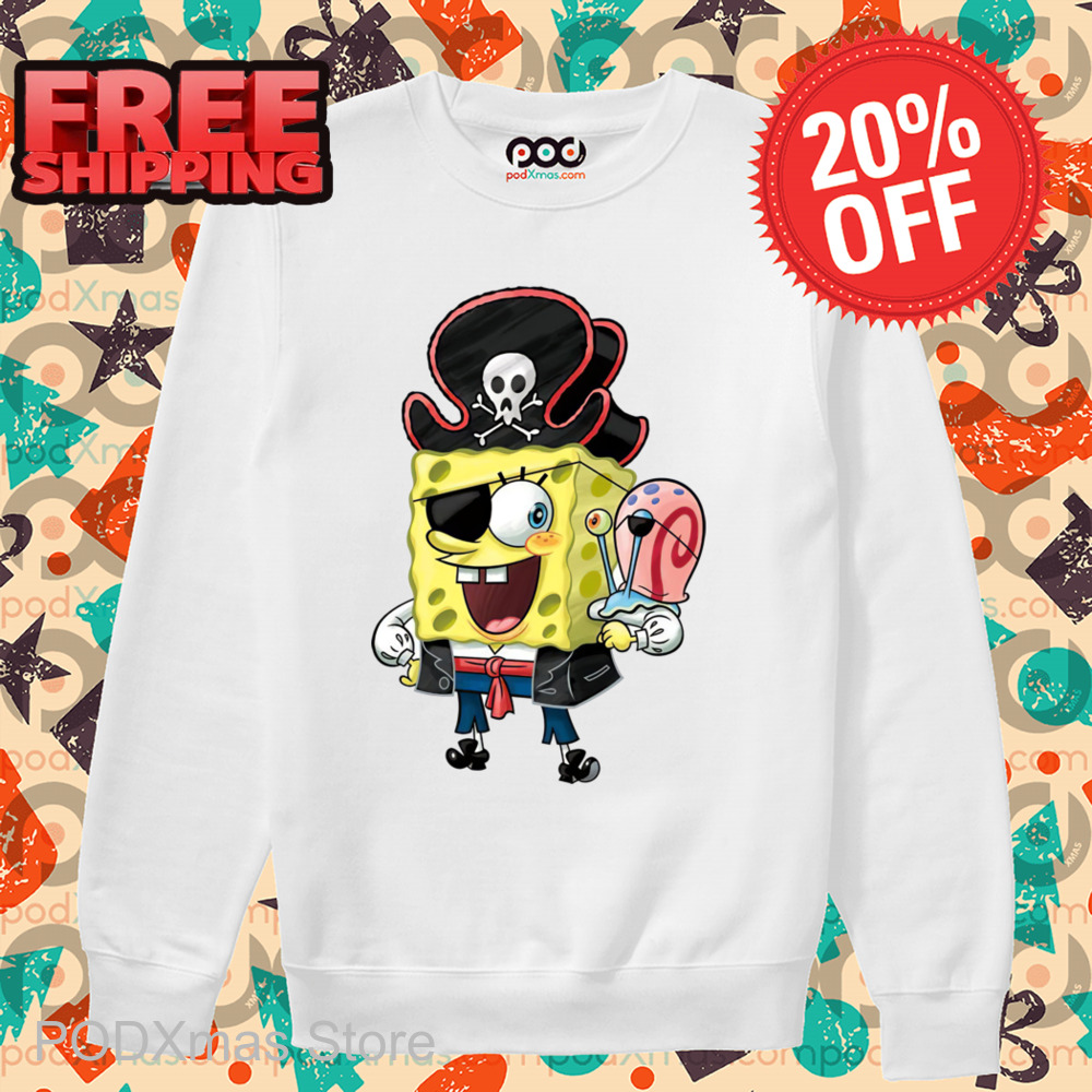 Spongebob Captain Pirate Shirt