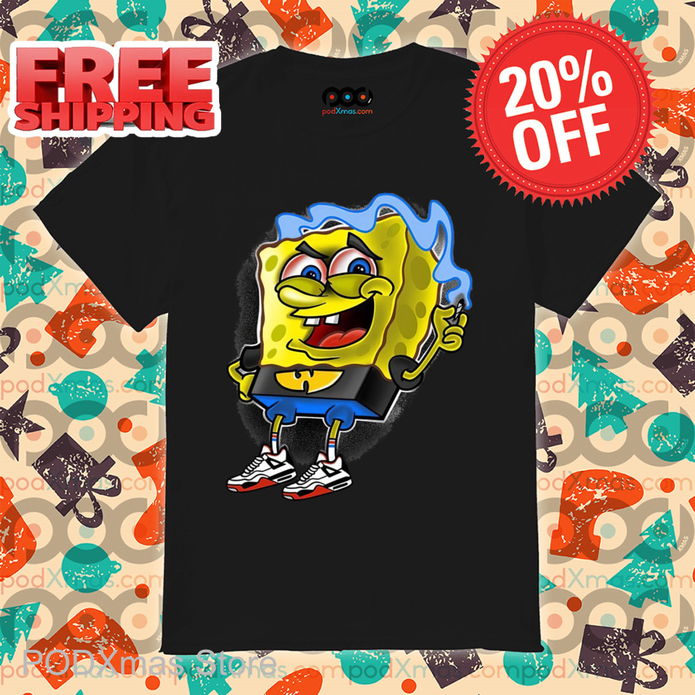 Spongebob High Smoking Weed Shirt