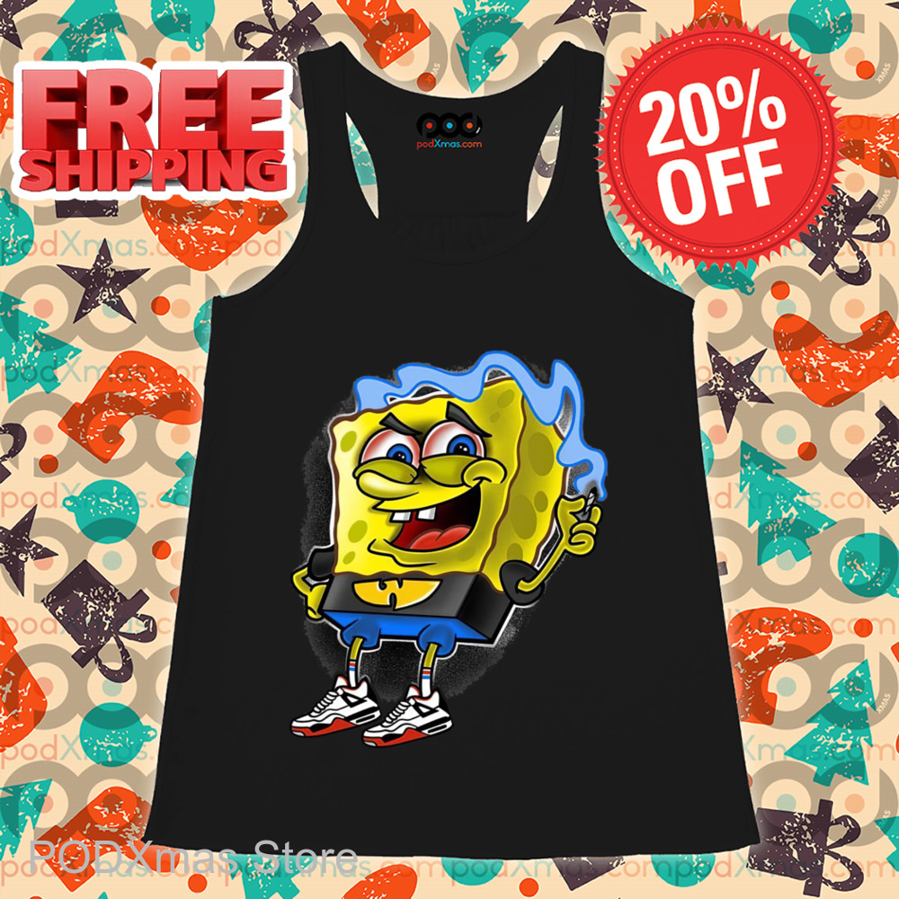 Spongebob High Smoking Weed Shirt