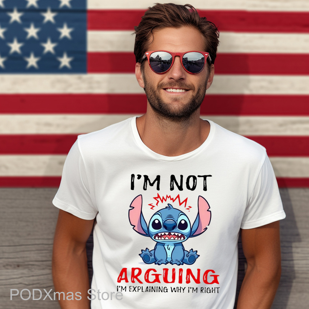 Stitch I'm Not Arguing Im Explaining Why I'm Rich Shirt