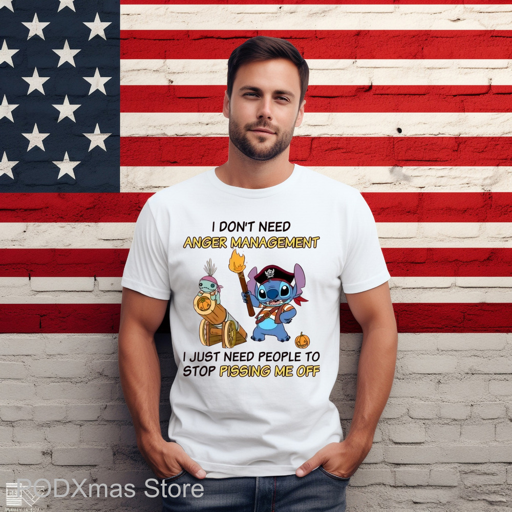 Stitch Pirates I Don_t Need Anger Management Shirt