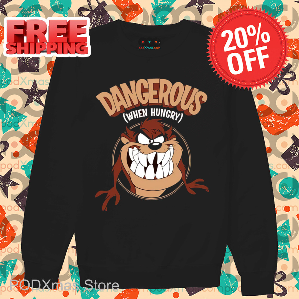 Taz Looney Tunes Dangerous When Hungry Shirt