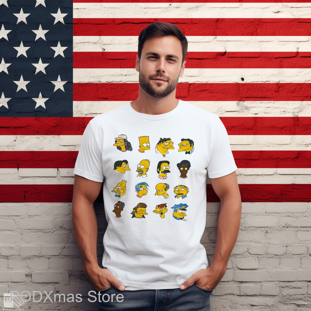 The Simpsons Characters 2025 Shirt