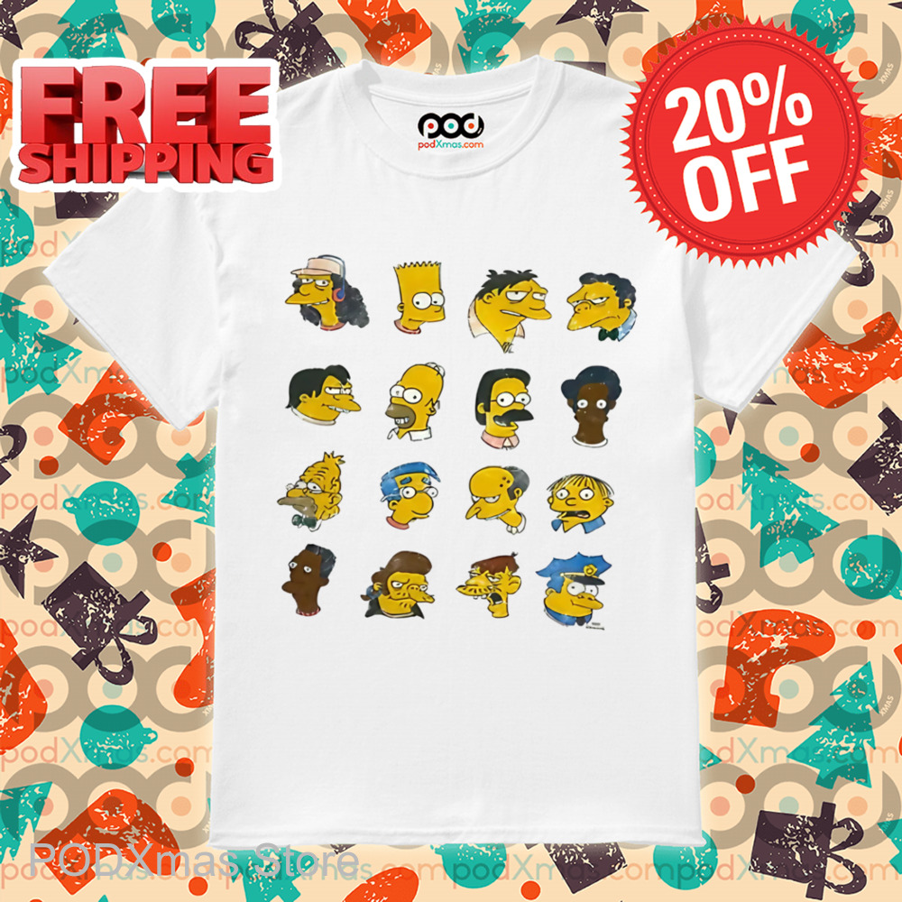 The Simpsons Characters 2025 Shirt