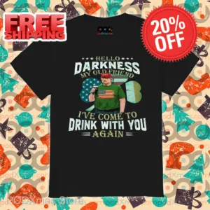 Trump St. Patrick's Day Hello Darkness My Old Friend Shirt