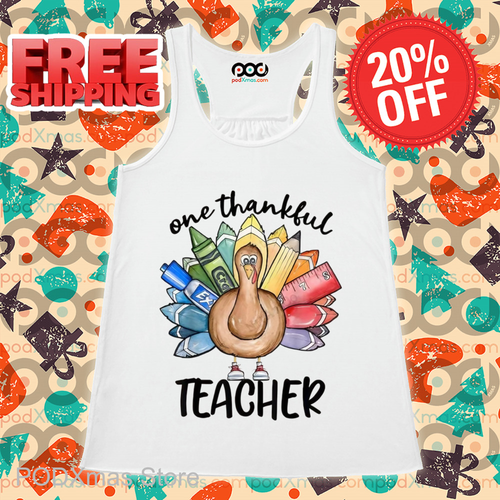 Turkey One Thankful Teacher Shirt