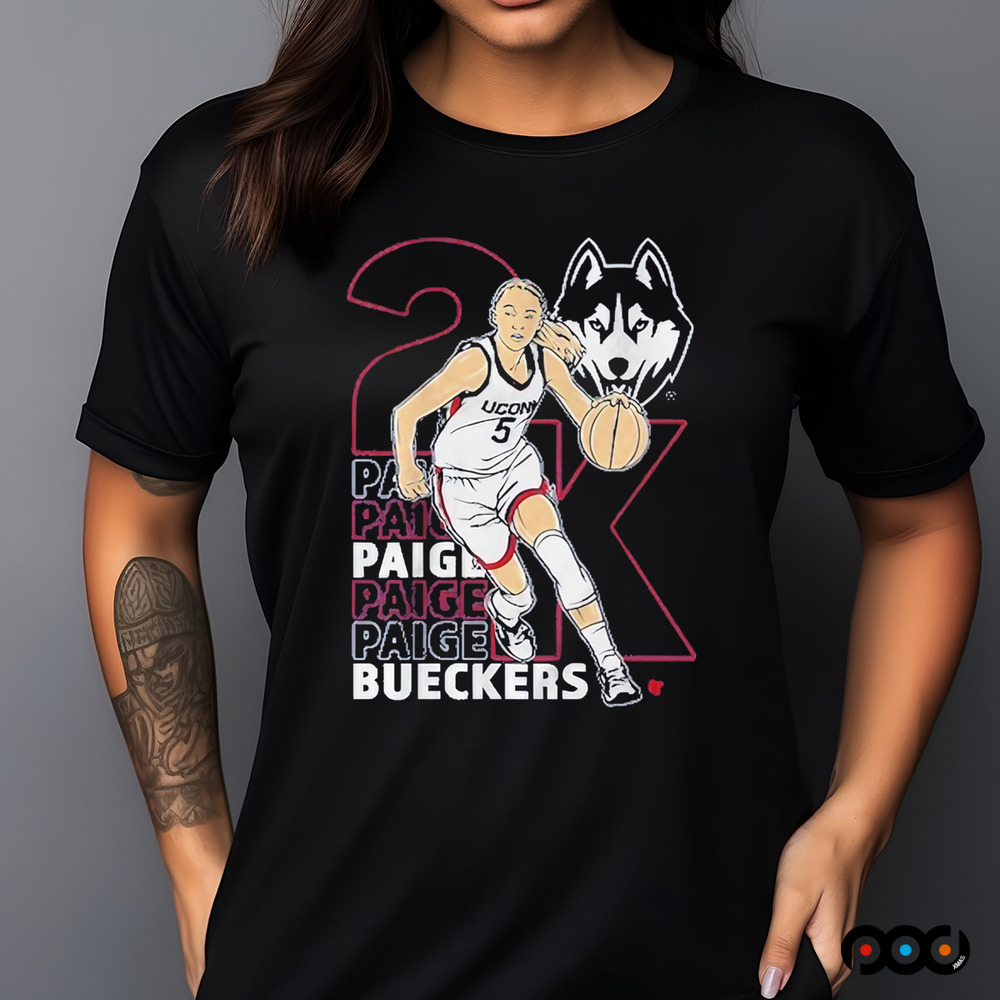 UConn Basketball Paige Bueckers 2K Shirt