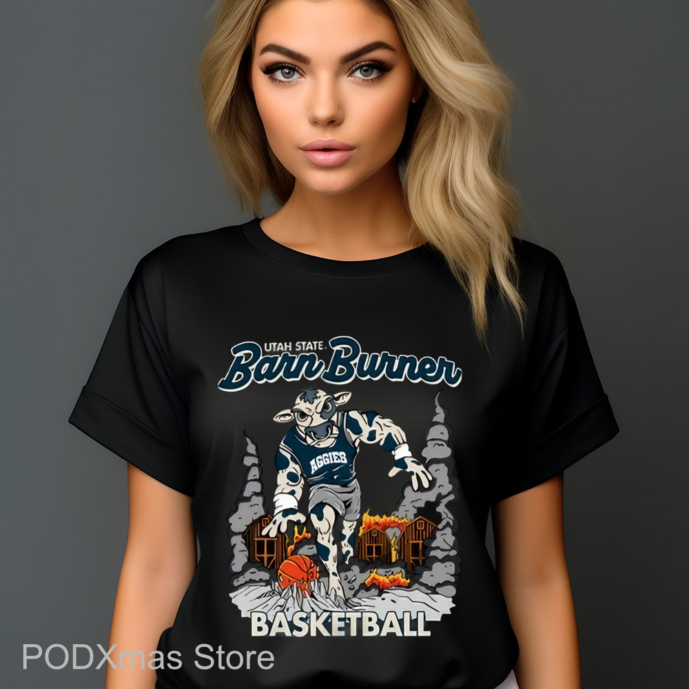 UTAH State Barn Burner Basketball Shirt
