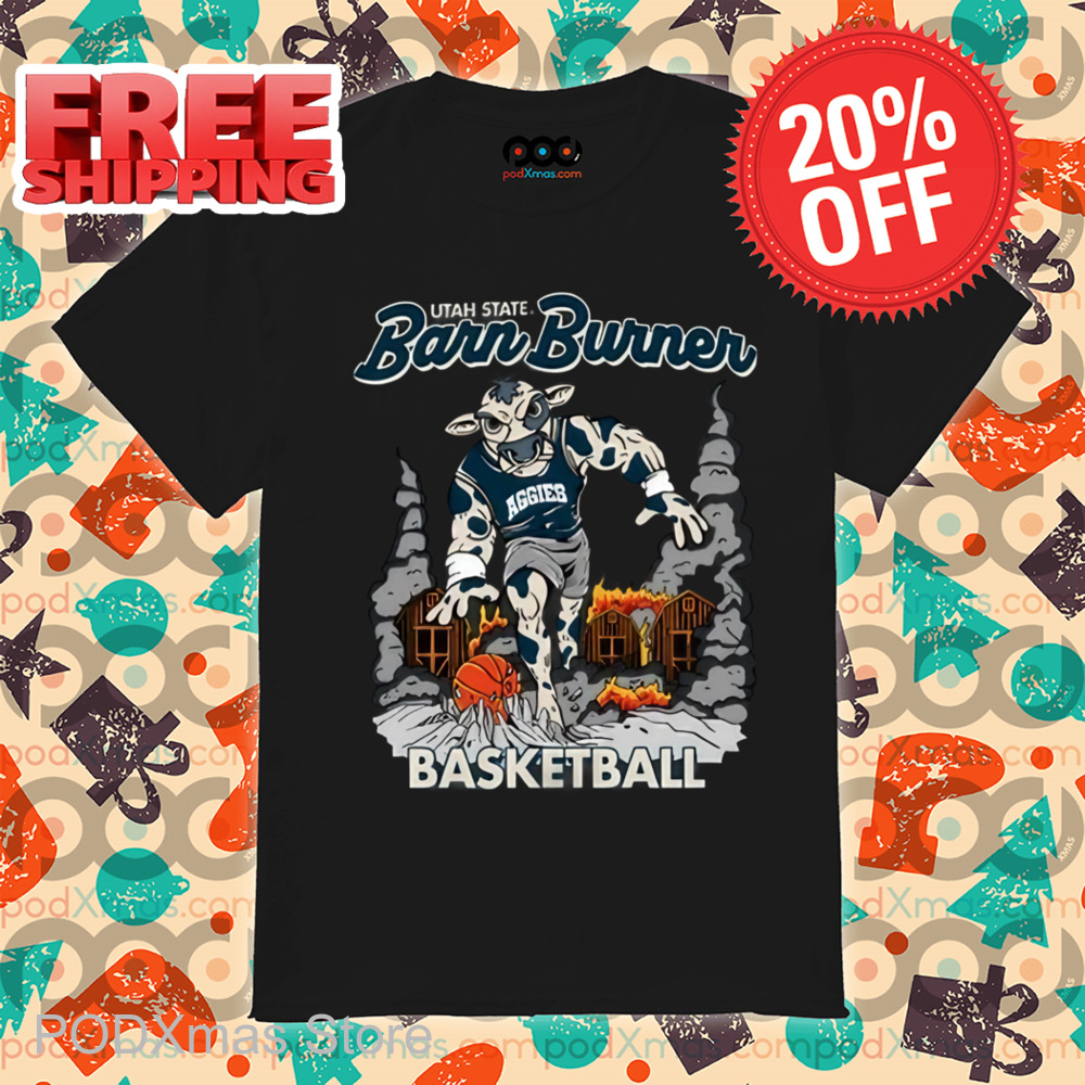 UTAH State Barn Burner Basketball Shirt