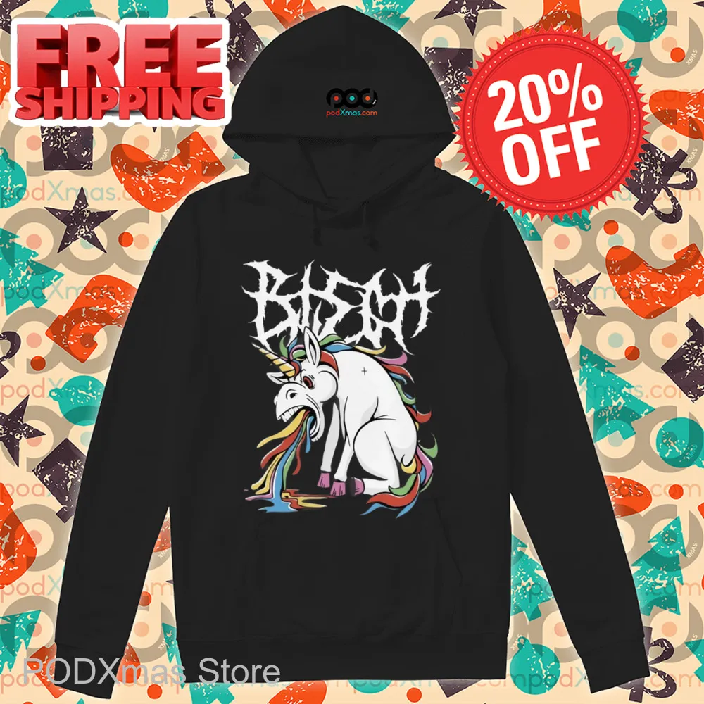 Unicorn Vomited Metalheads Death Metal Shirt