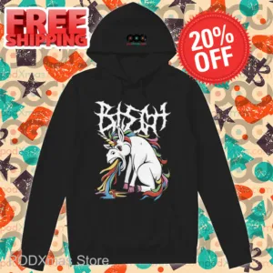 Unicorn Vomited Metalheads Death Metal Shirt