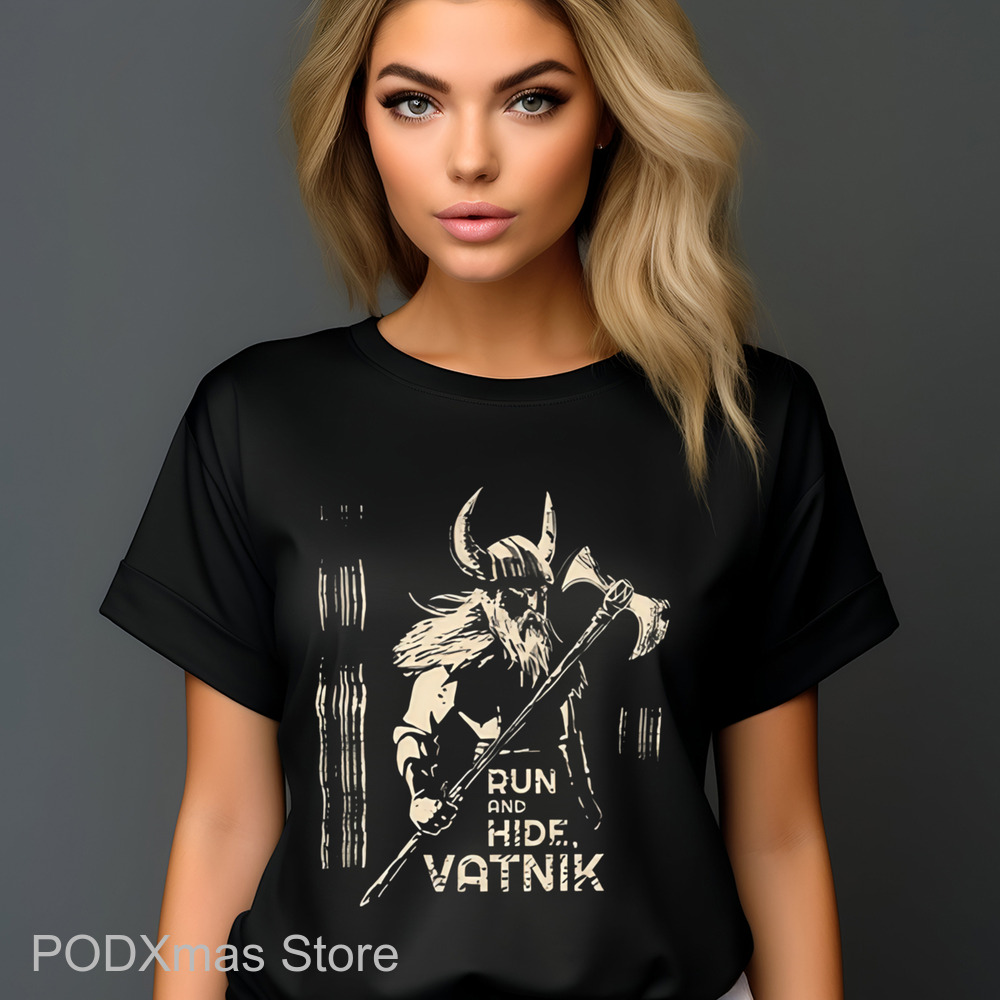 Viking Run And Hide Vatnik Shirt