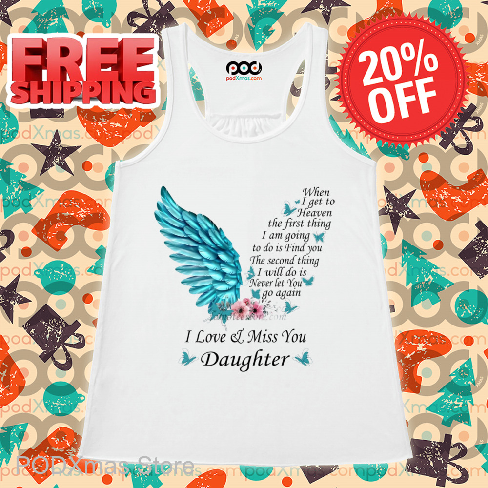 Wings I Love And Miss You Daughter Shirt