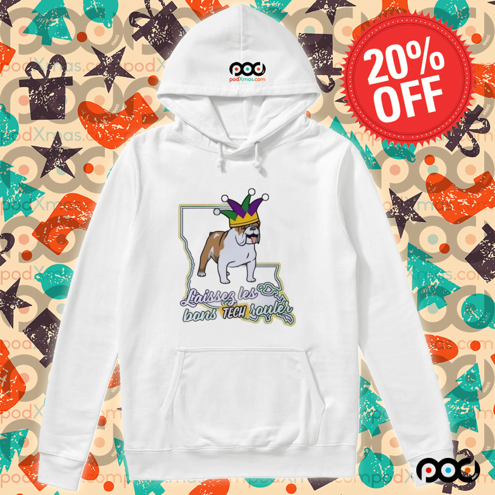 Dog Mardi Gras Laissez Les Bons Tech Rouler shirt