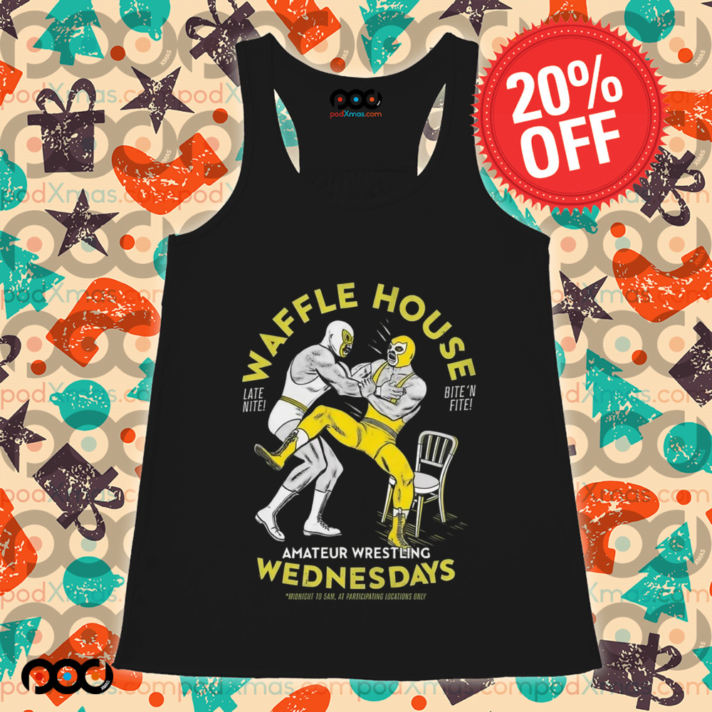 Waffle House amateur wrestling Wednesdays shirt