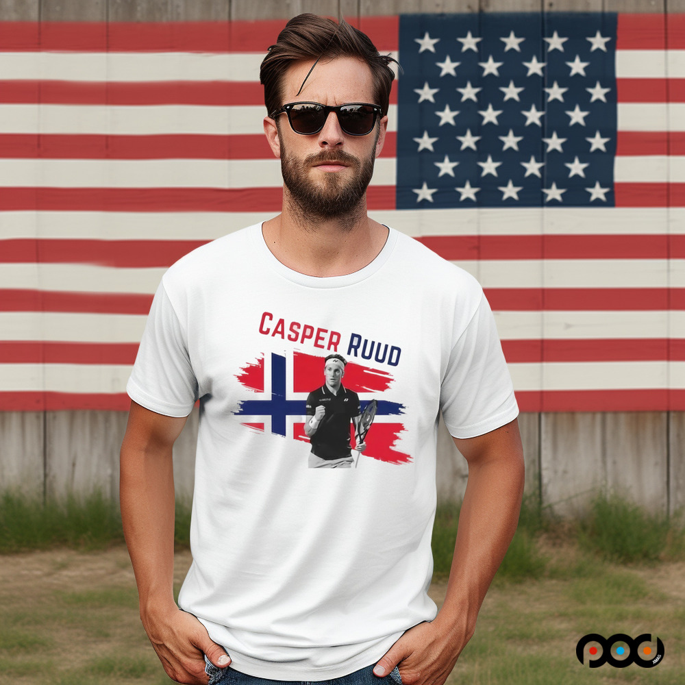 Casper Ruud Tennis Norway Flag Shirt