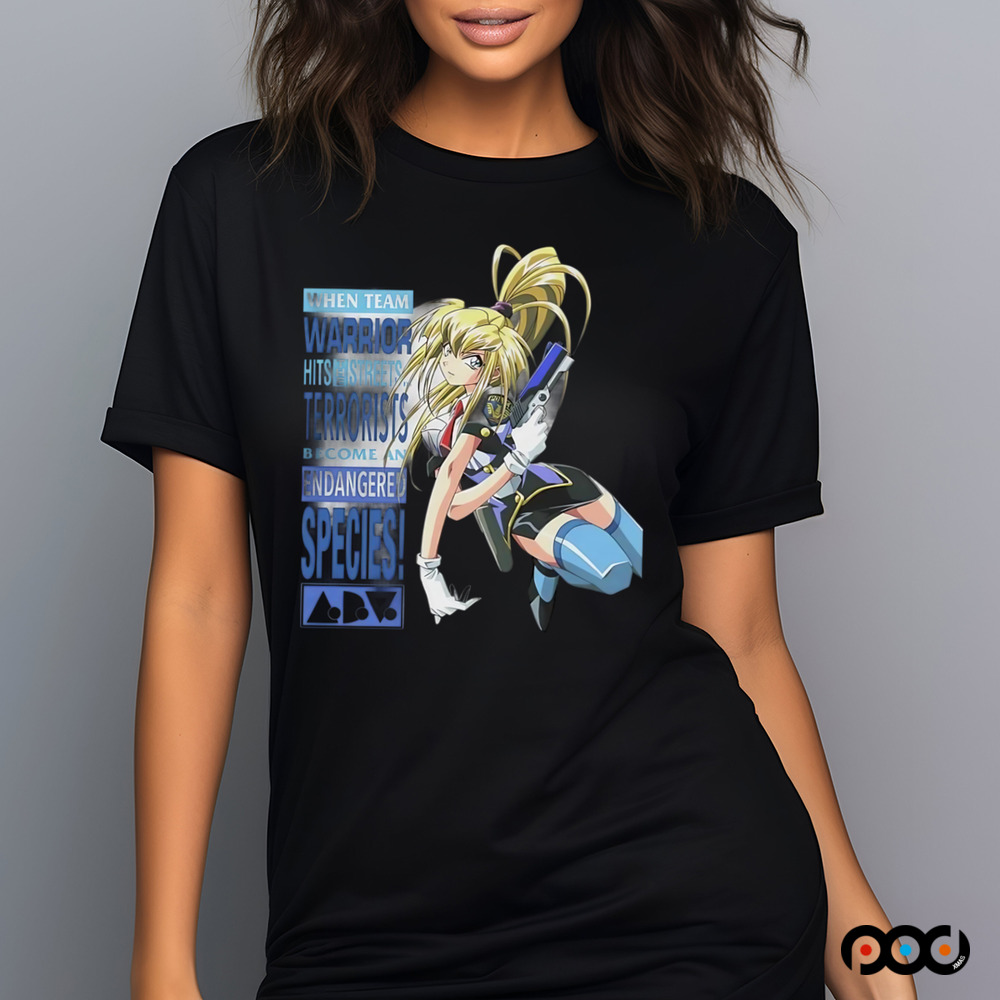 When team warrior hits streets terrorists become an endangered species shirt