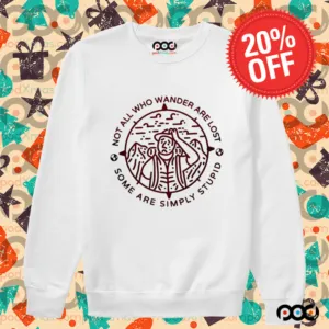 Not all who wander are lost some are simply stupid shirt