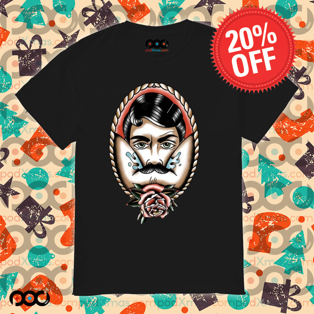 Rose with beard man vintage shirt