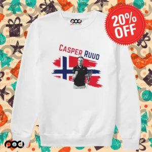 Casper Ruud Tennis Norway Flag Shirt