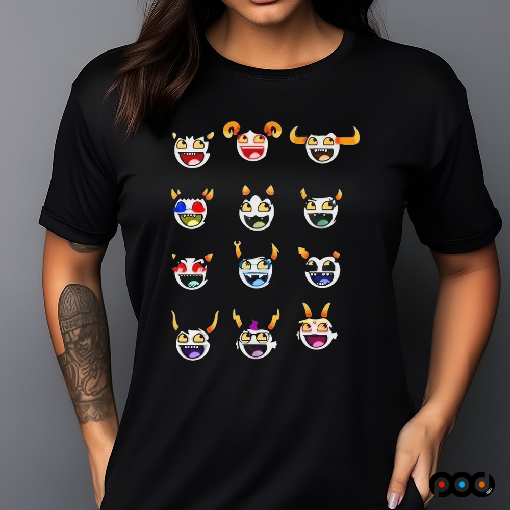 Homestuck Troll Awesome Smiley Icons Shirt