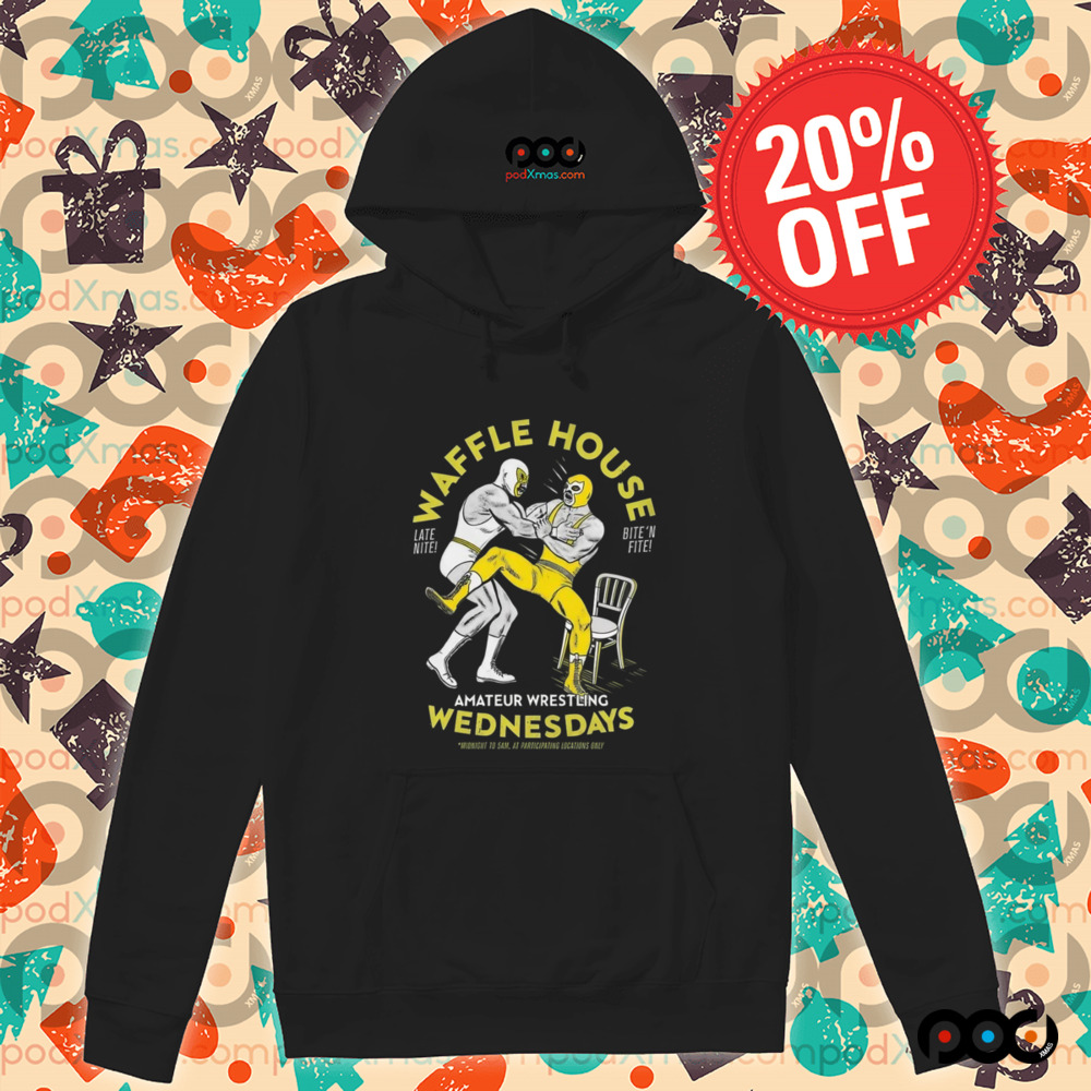 Waffle House amateur wrestling Wednesdays shirt