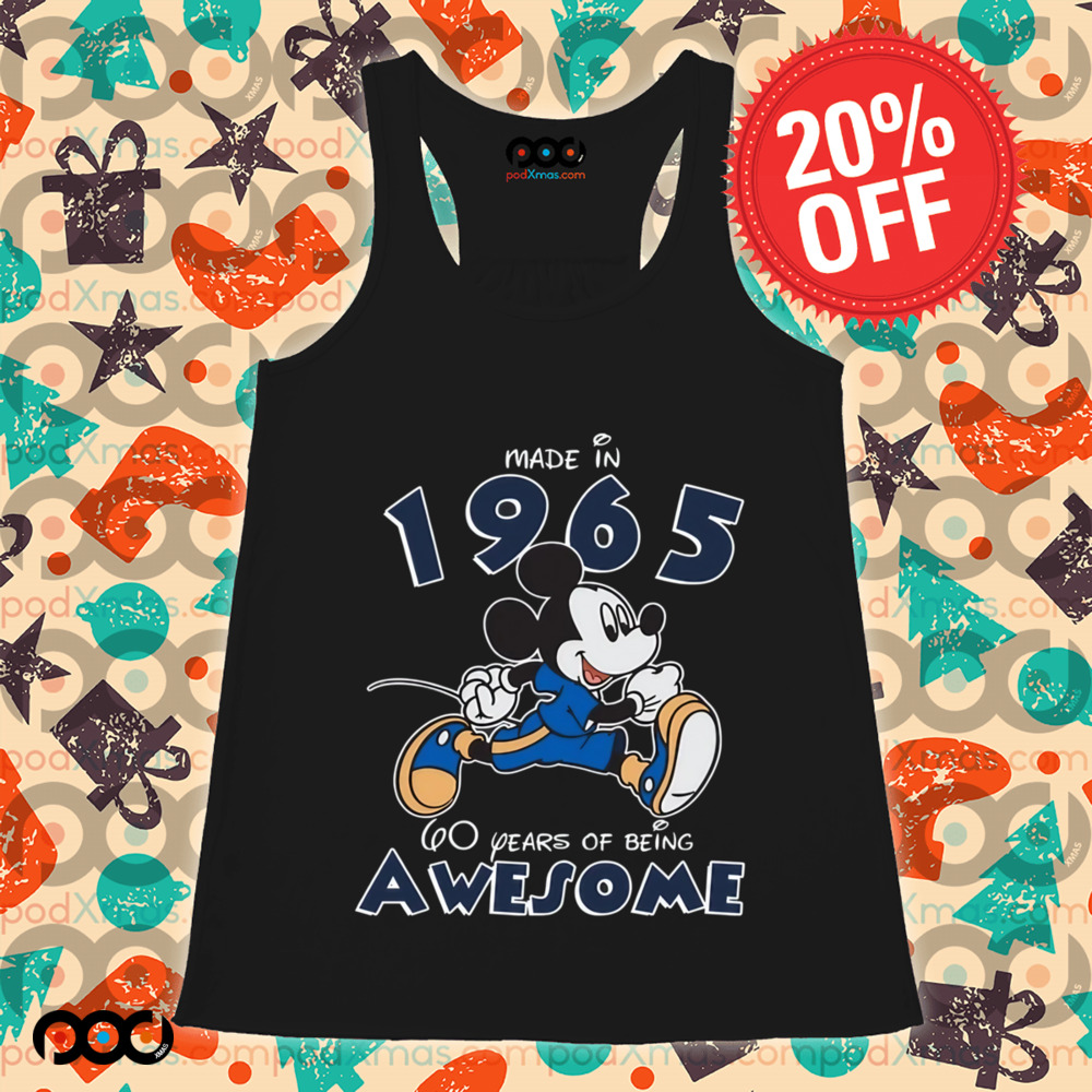 Mickey Disney Made In 1965 60 Years Of Being Awesome Shirt
