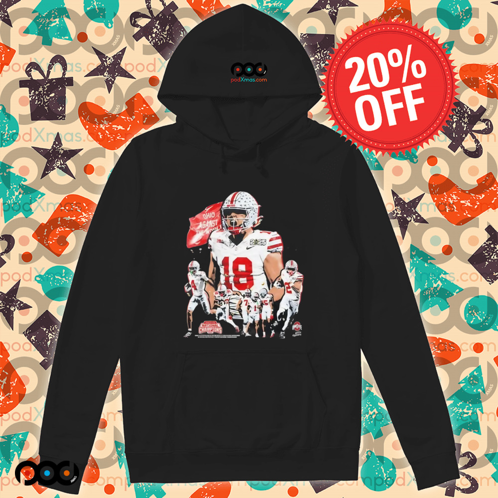 Ohio State Buckeyes football team against the world National Champions 2024 shirt