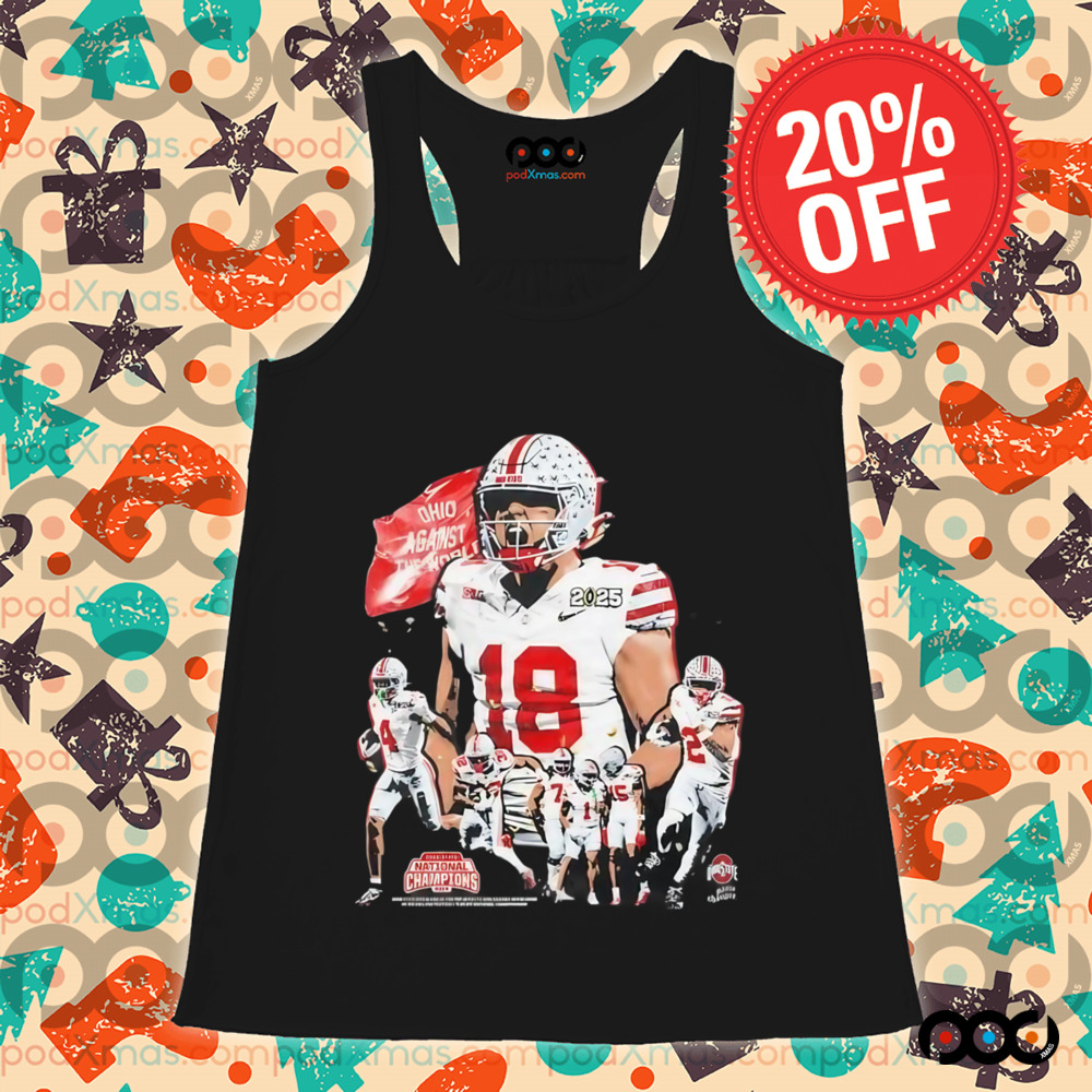 Ohio State Buckeyes football team against the world National Champions 2024 shirt