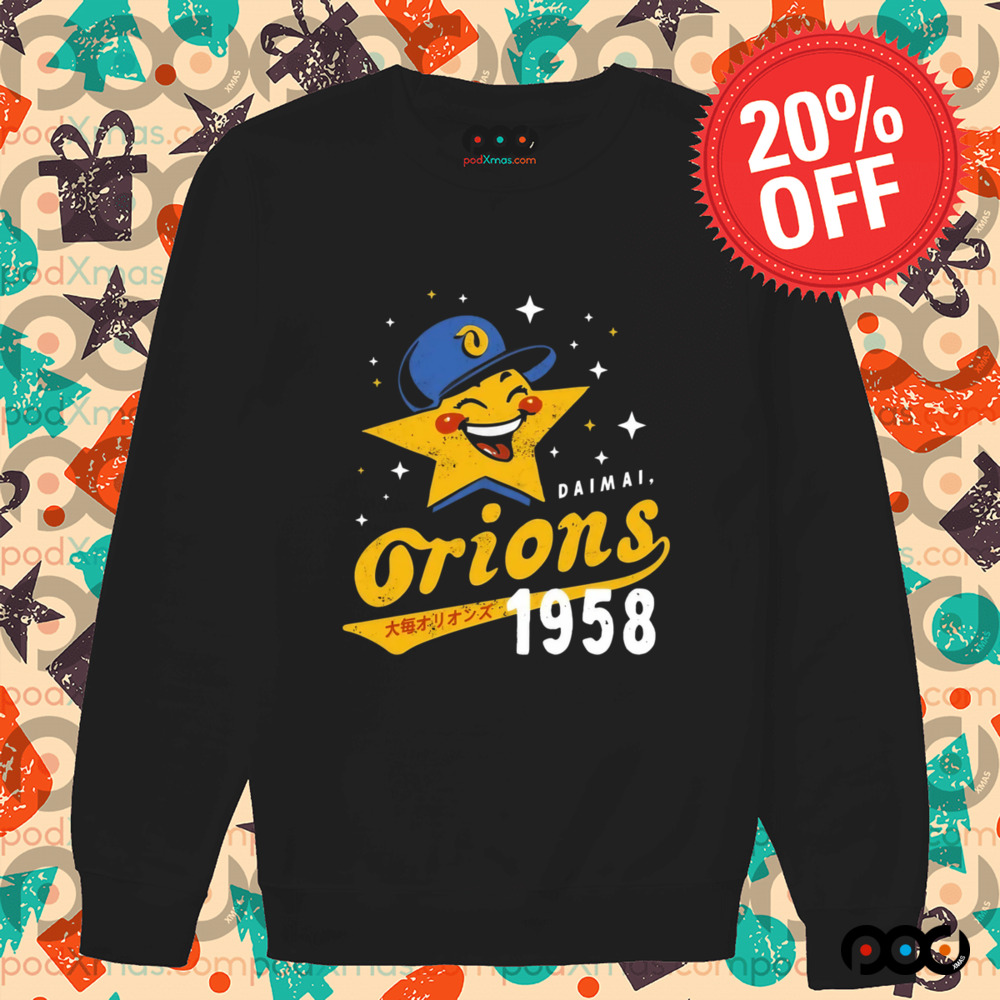 Daimai Orions 1958 Vintage Defunct Baseball Teams Shirt