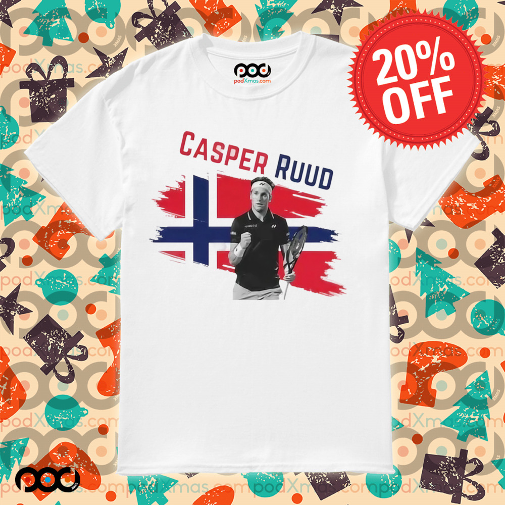 Casper Ruud Tennis Norway Flag Shirt
