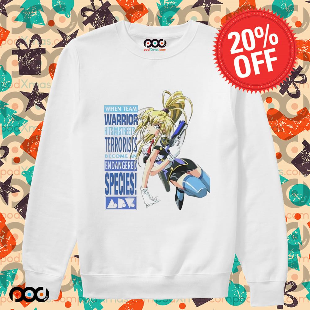 When team warrior hits streets terrorists become an endangered species shirt